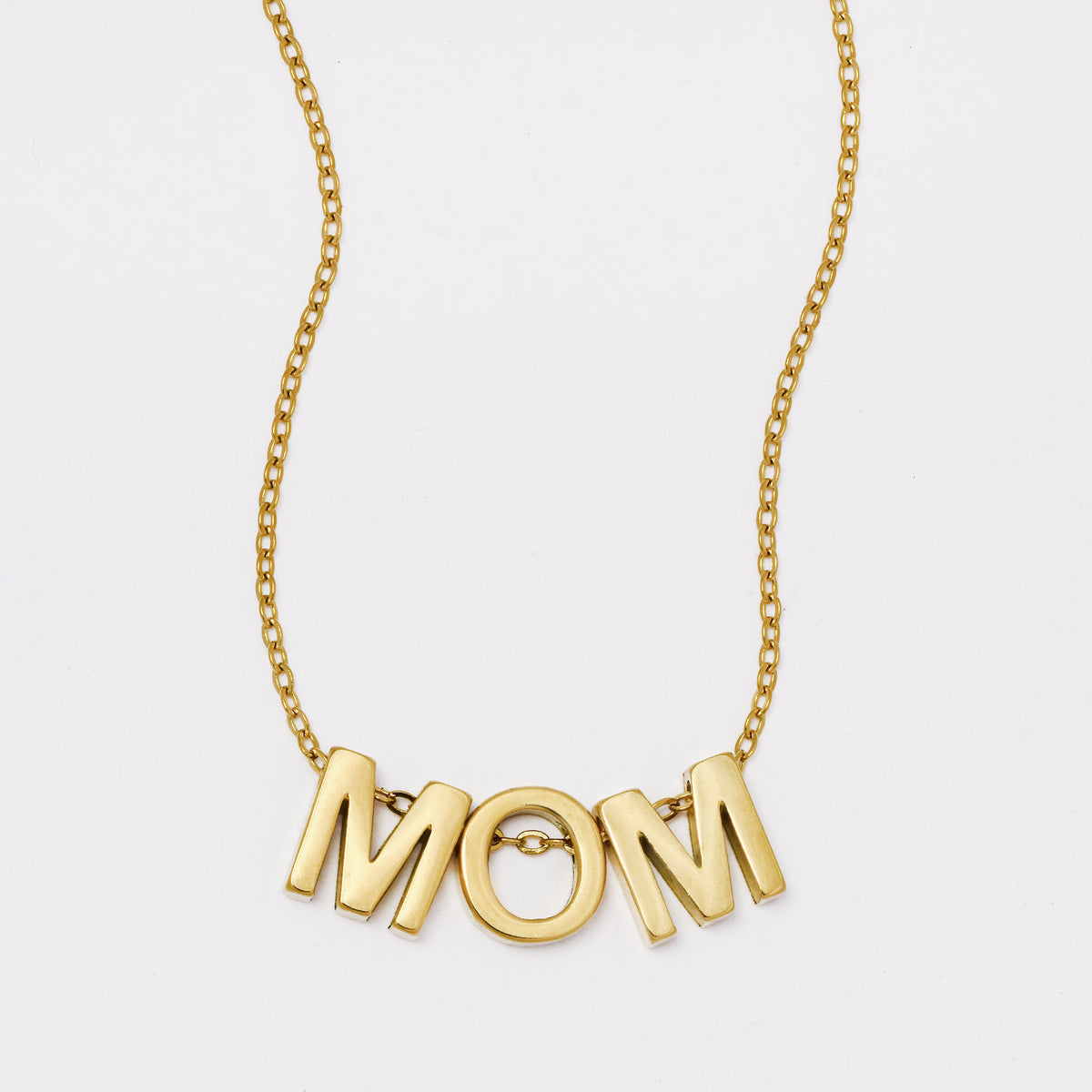 SSYN7803 - Steel 40cm + 5cm MOM necklace