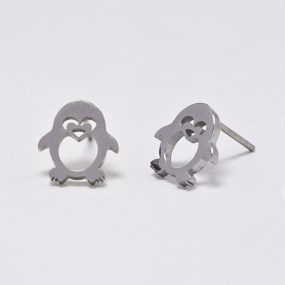 Stainless steel 12 pack penguin studs - SSYPK5160
