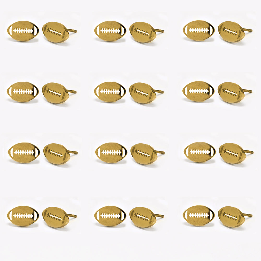 Stainless steel 12 pack football studs - SSYPK5167