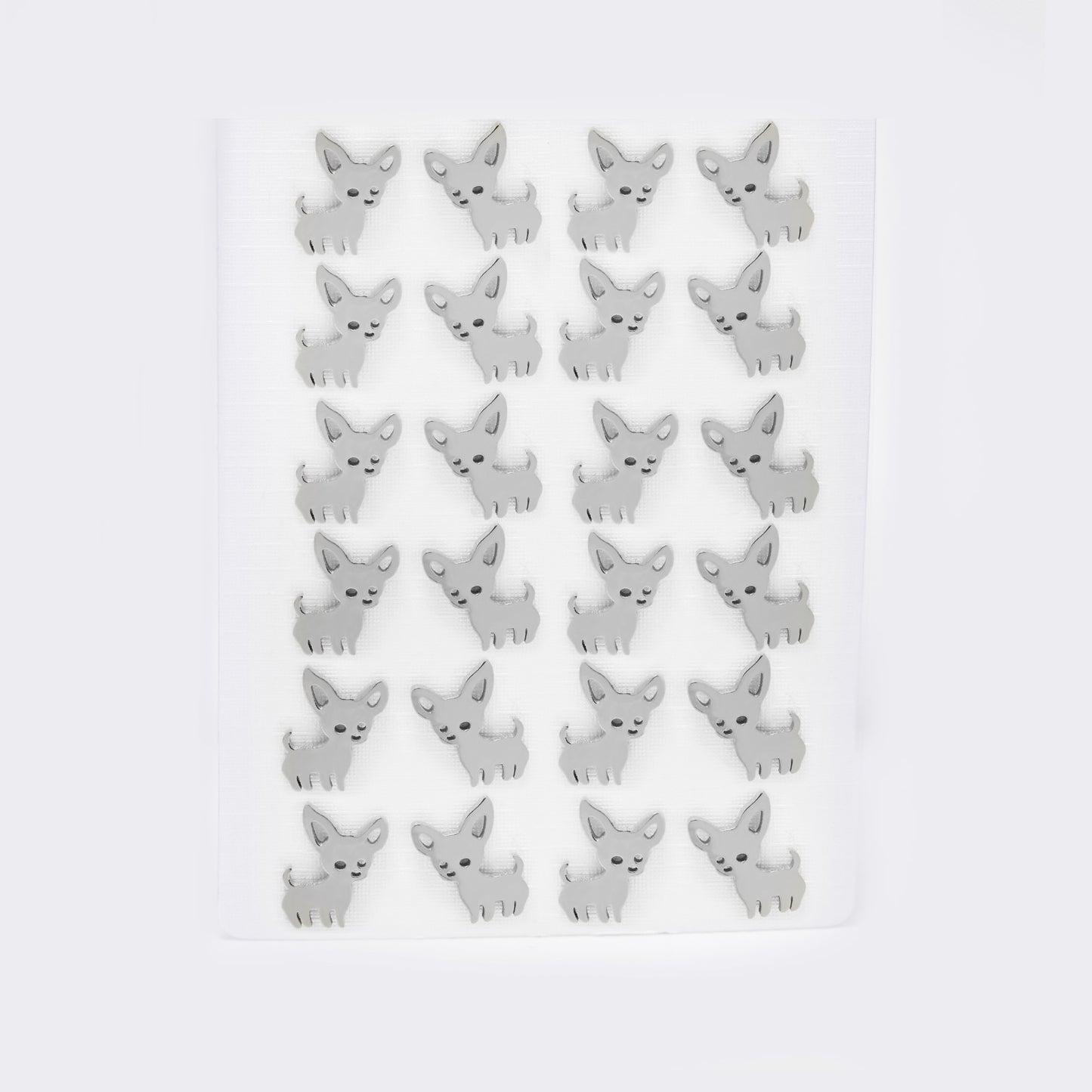 Stainless steel 12 pack puppy dog studs - SSYPK5381