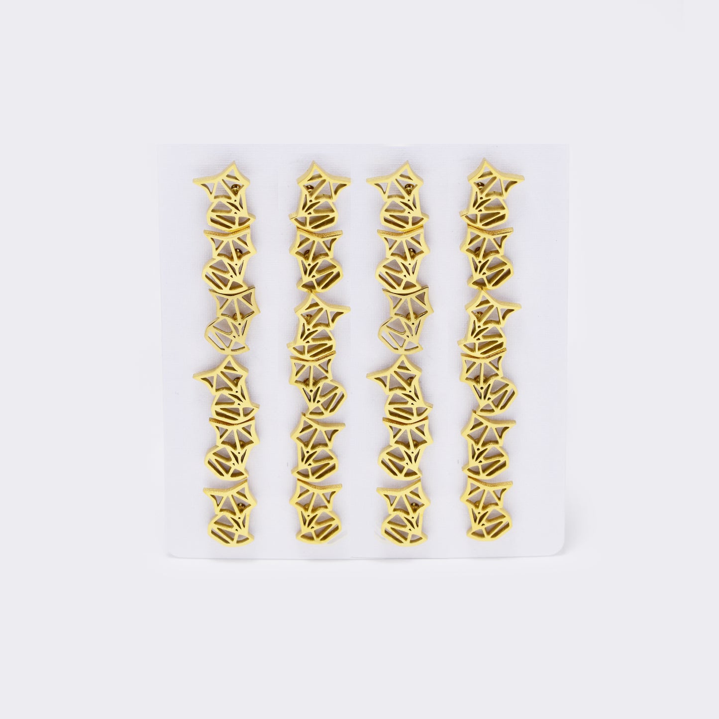 Stainless steel 12 pack cutout fox studs - SSYPK5383