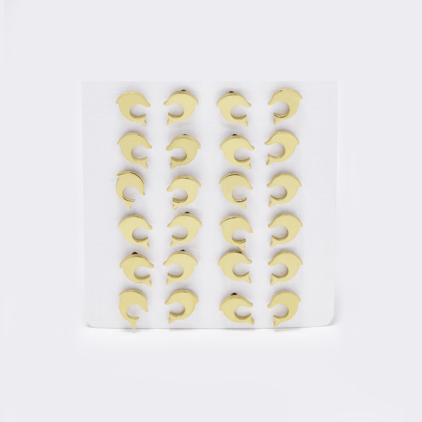 Stainless steel 12 pack dolphin studs - SSYPK5391
