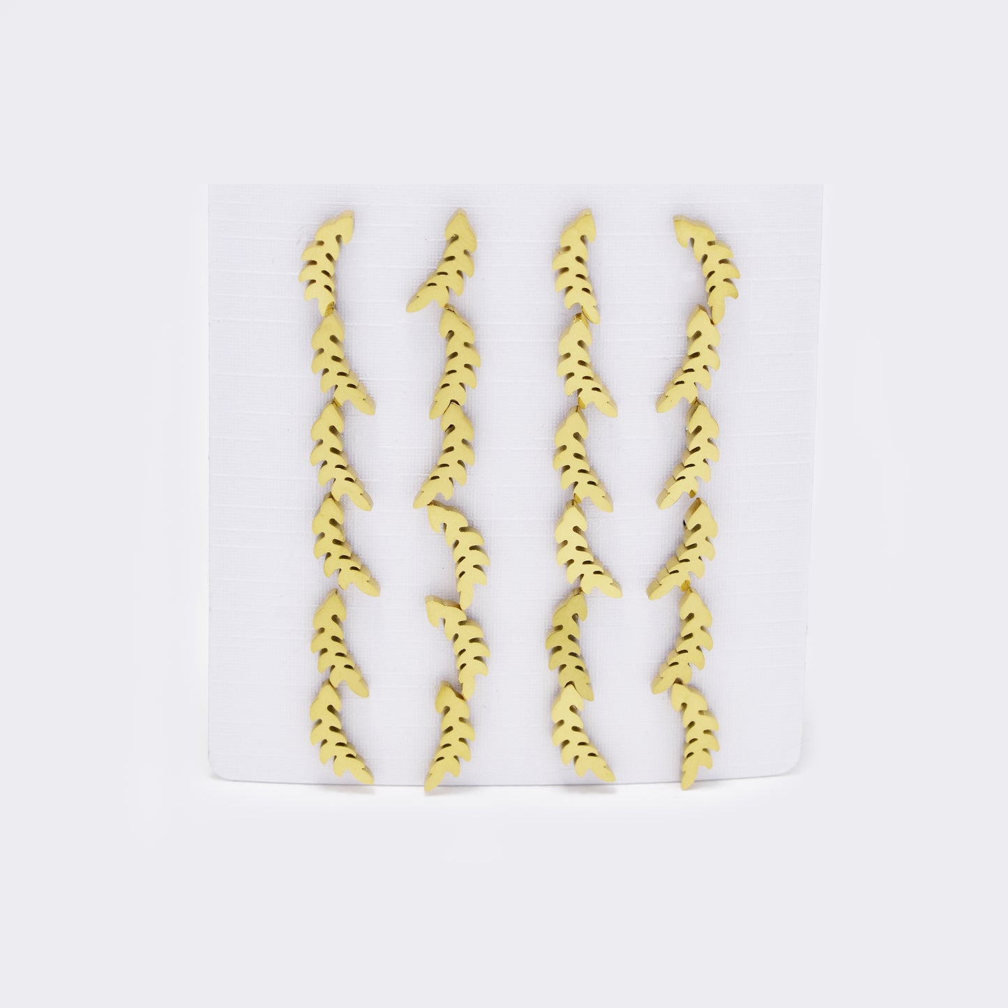 Stainless steel 12 pack leafy branch studs - SSYPK5416