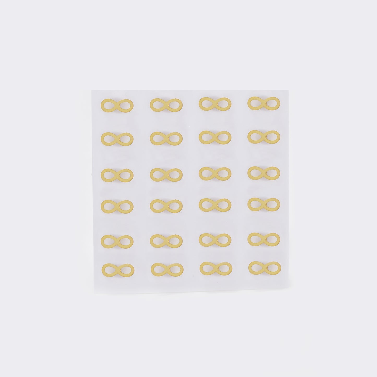 Stainless steel infinity 12 pack gold studs - SSYPK5528