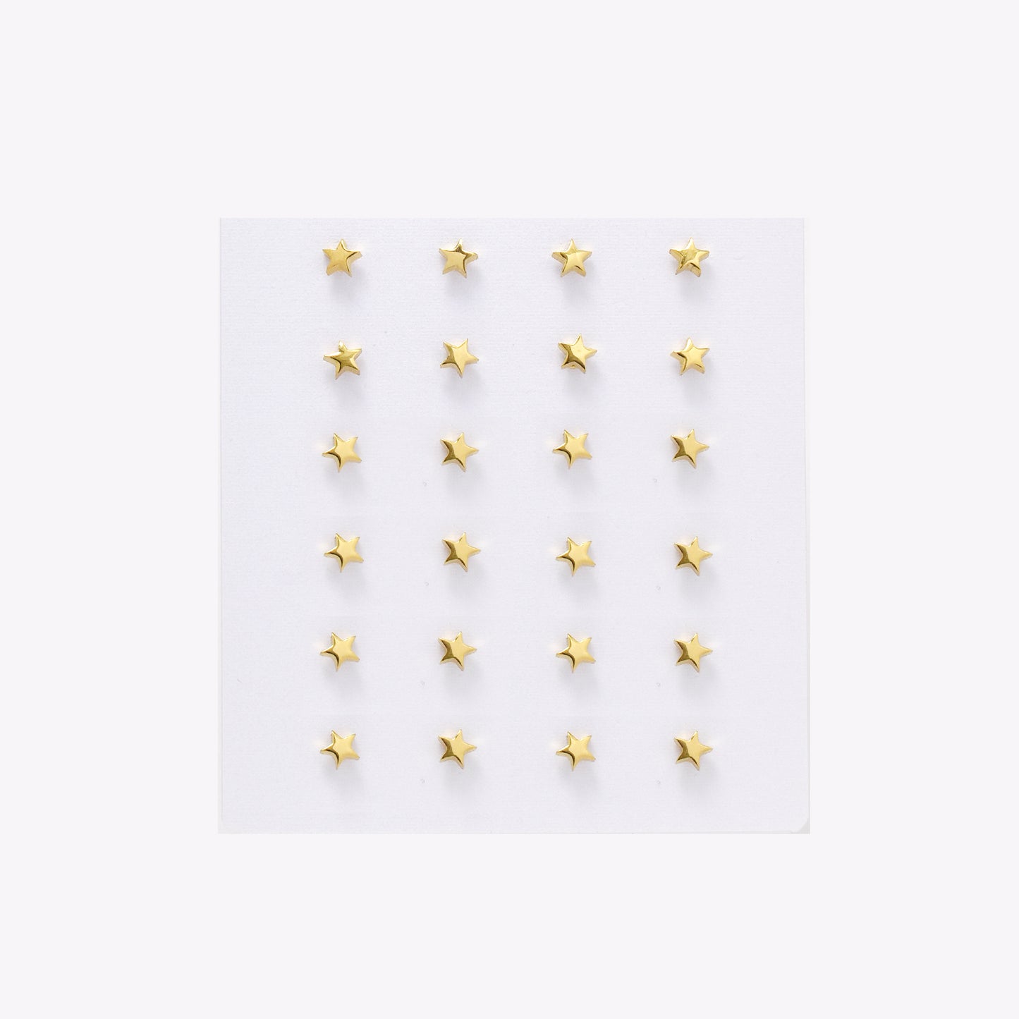 SSYPK6564 - St Steel 12 pack 4mm star studs