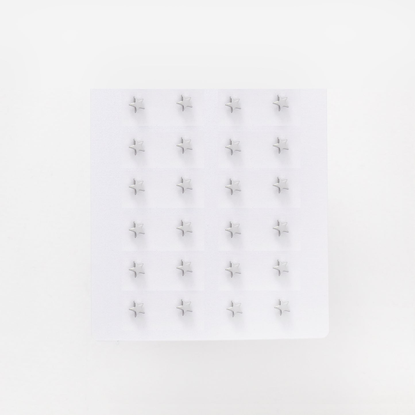 SSYPK6564 - St Steel 12 pack 4mm star studs