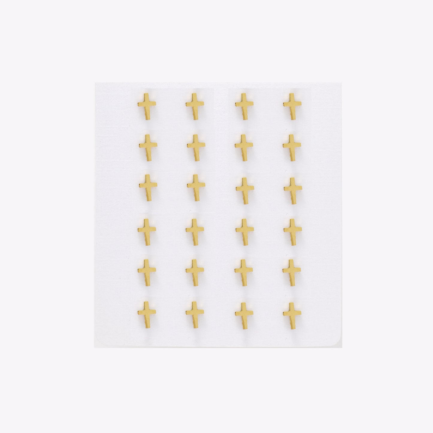 SSYPK6565 - St Steel 12 pack 6.5mm x 4.5mm cross studs