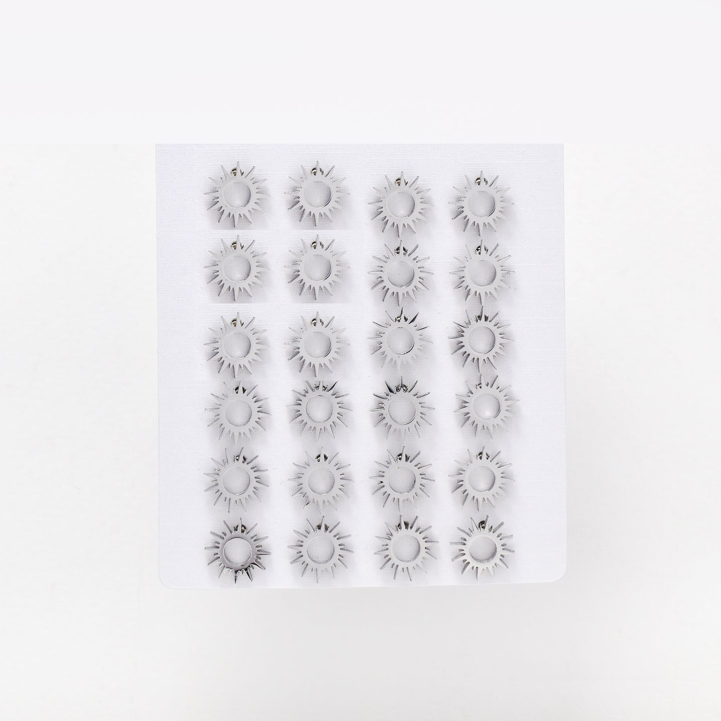 SSYPK6570 - St Steel 12 pack 10mm cutout sun studs