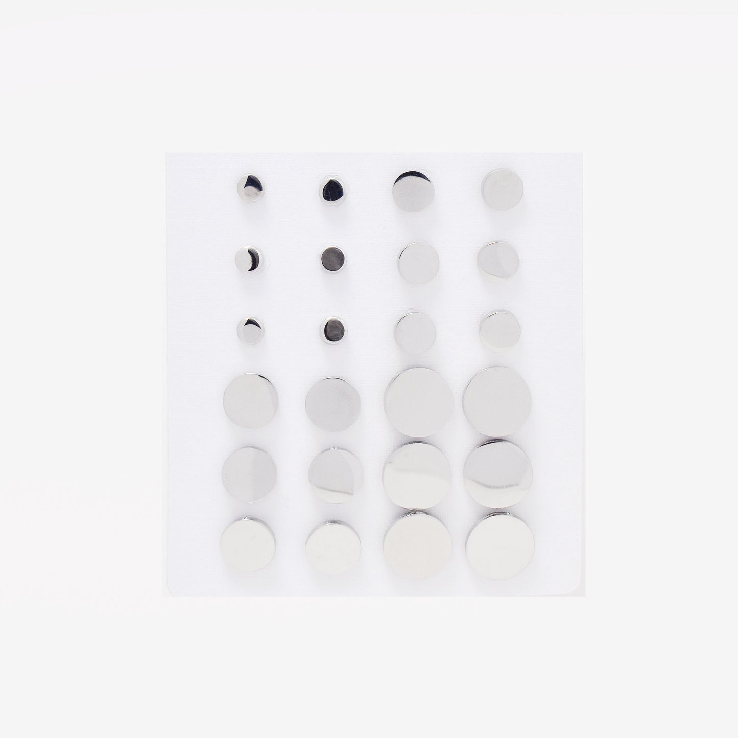 SSYPK6575 - St Steel 12 pack 4mm to 10mm round studs