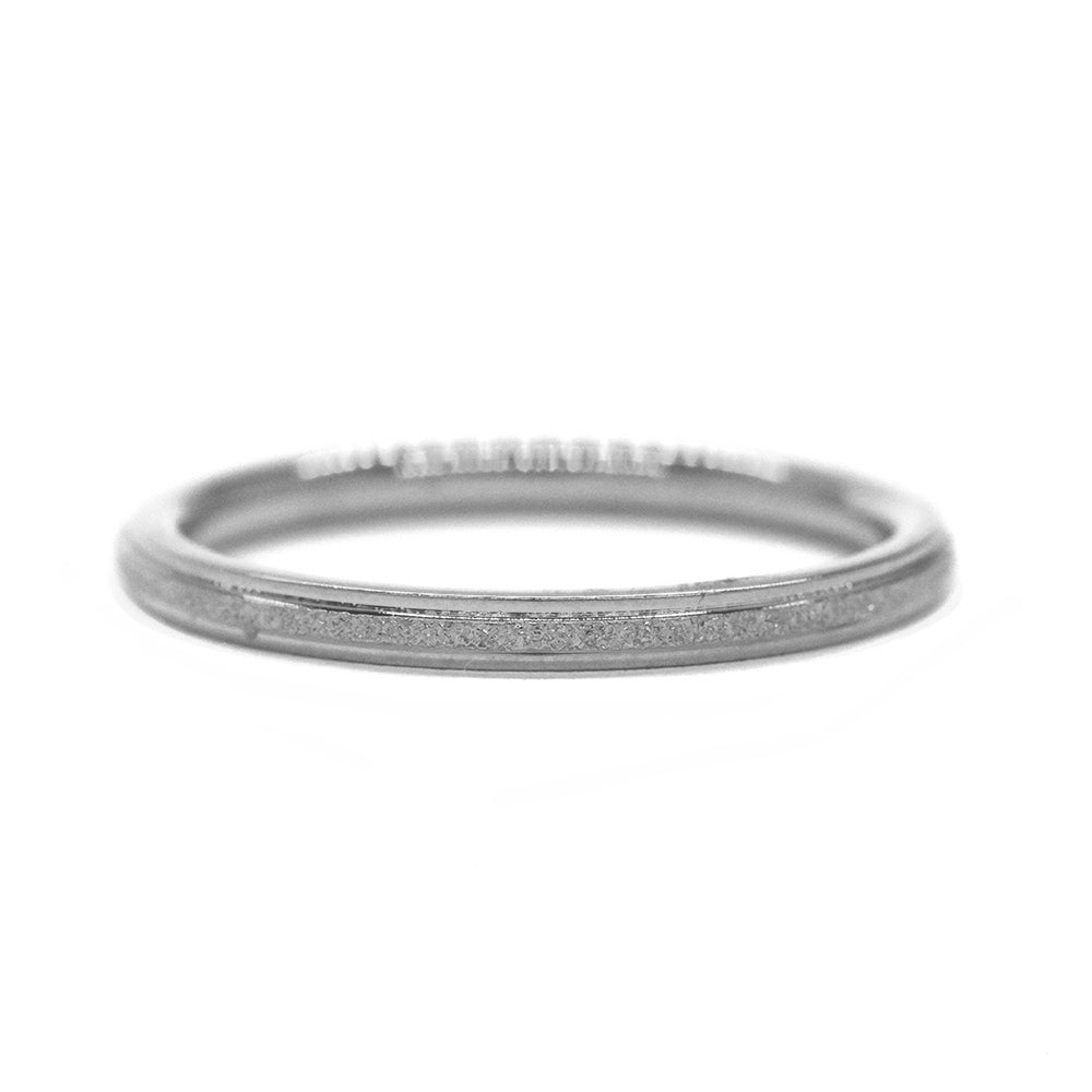 Buy 1 get 1 FREE - Stainless steel thin iced ring - SSYR2266