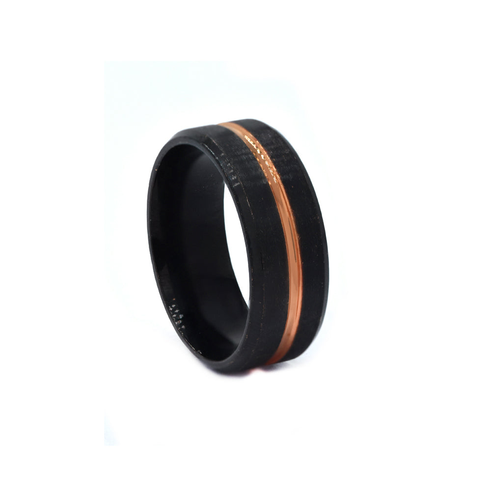 Stainless steel broad mid line ring - SSYR4521