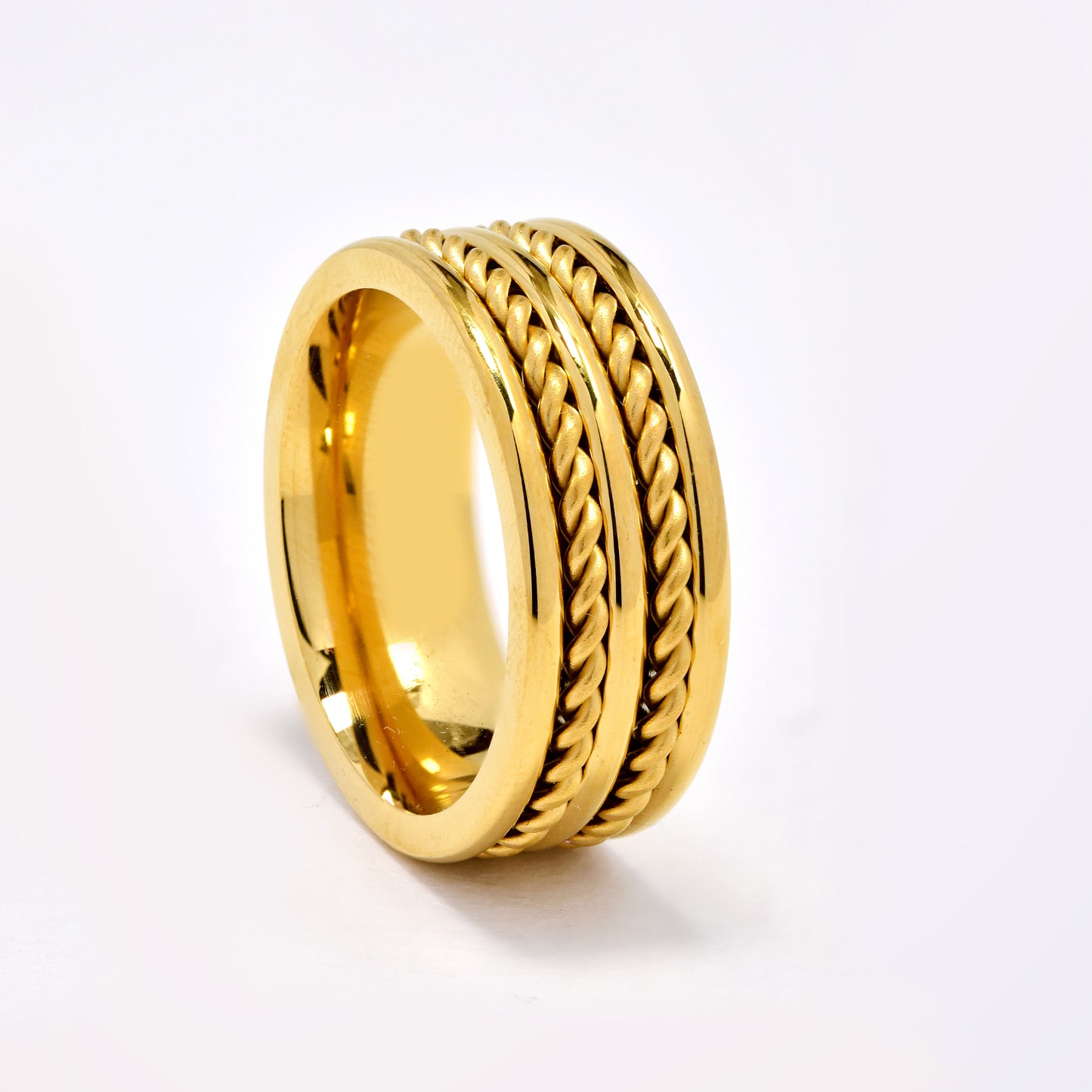 Steel rope wide band and rope ring - SSYR5645