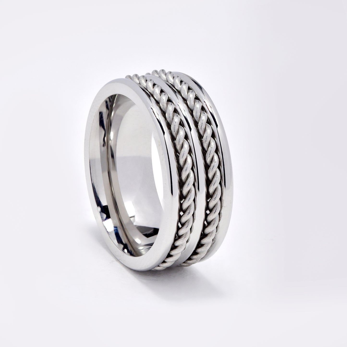 Steel rope wide band and rope ring - SSYR5645