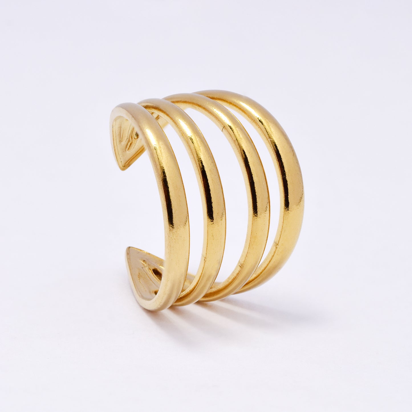 SSYR7065 - Steel 16.5mm multi layered ring