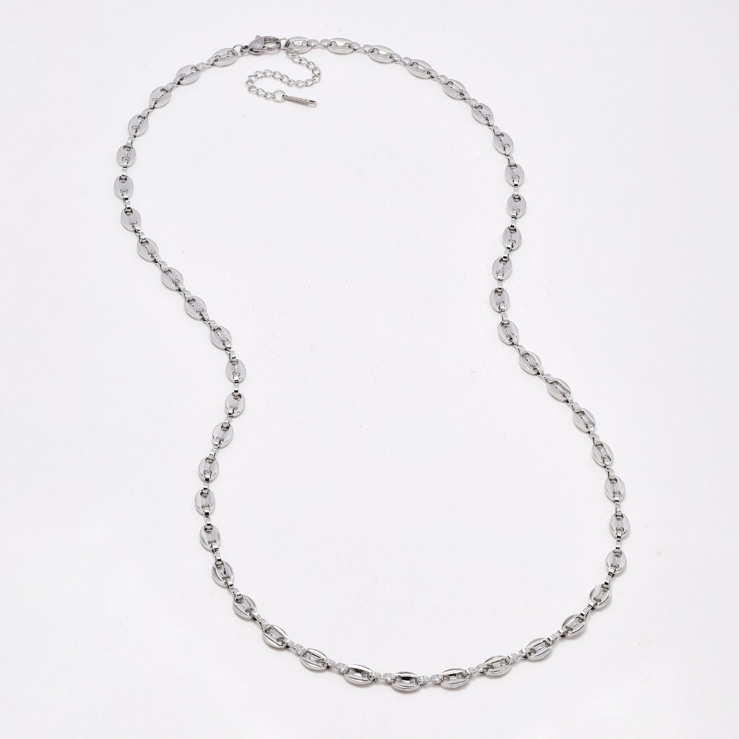 SSYST6500 - St Steel 60cm +5cm & 20cm + 5cm x 4mm gucci necklace & bracelet set