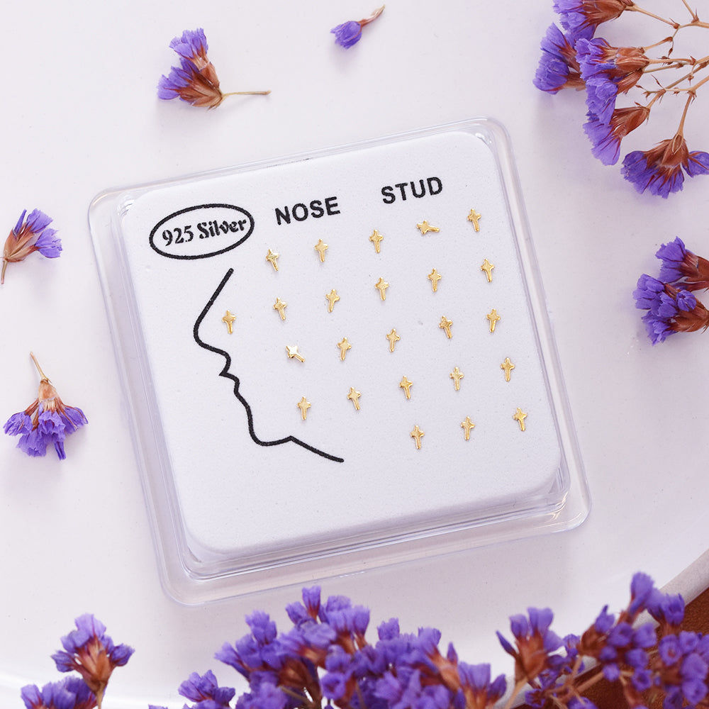 24 Piece 925 cross nose stud - SYNS4738