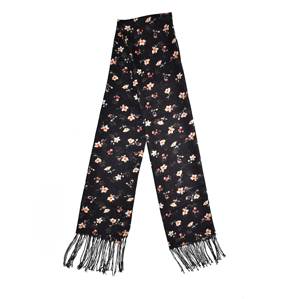 Tassel scarf with daisy blossoms - VS6567