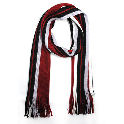 Lined scarf with matching tassels