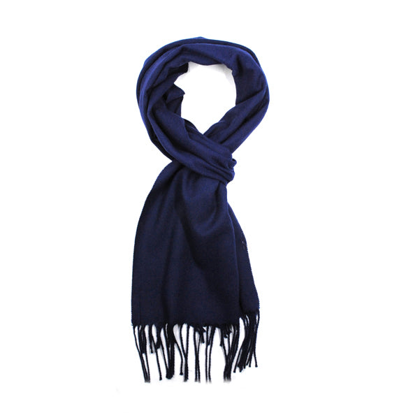 Coloured scarf with tassel detail
