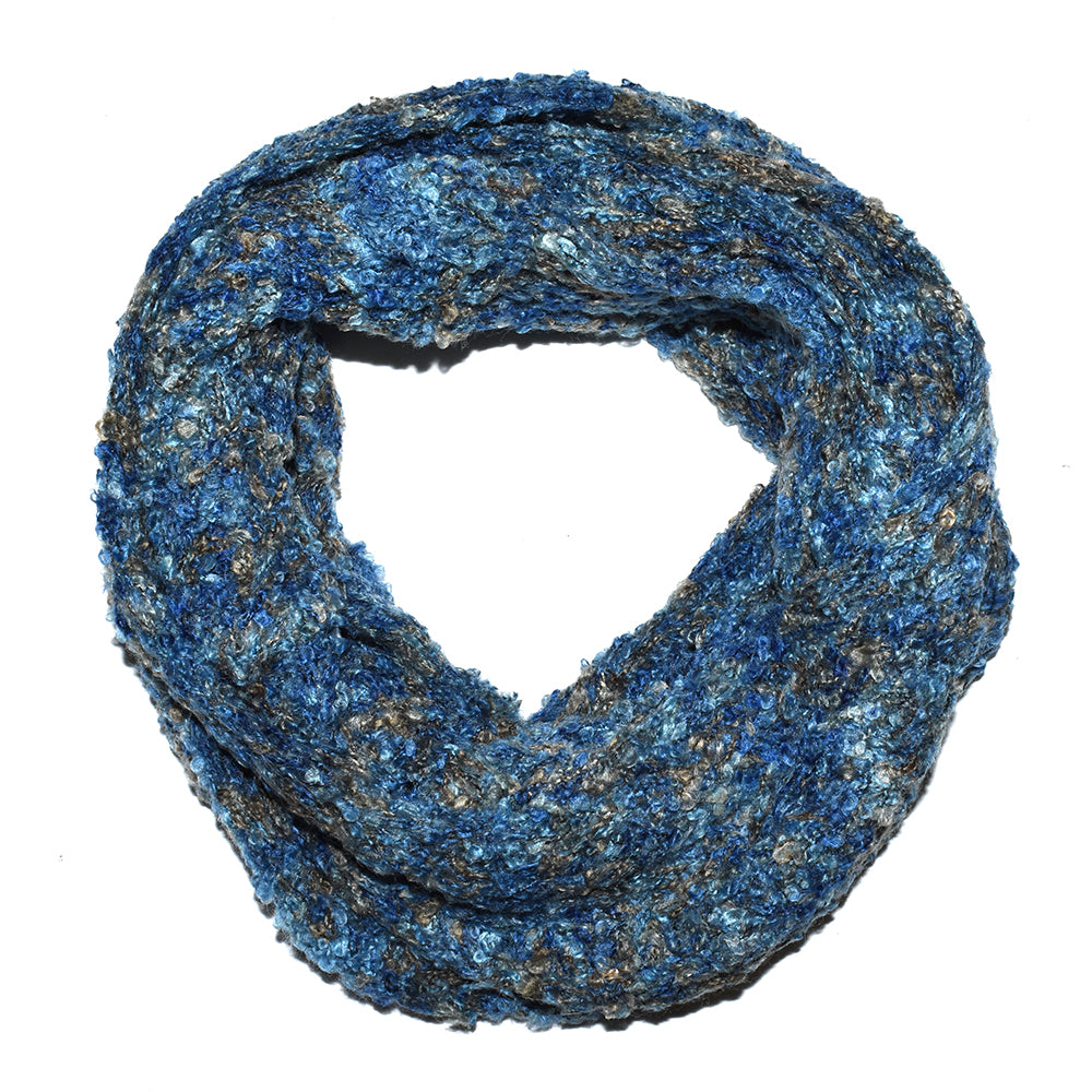 VS8513 - Mixed colour textured snood - Blue