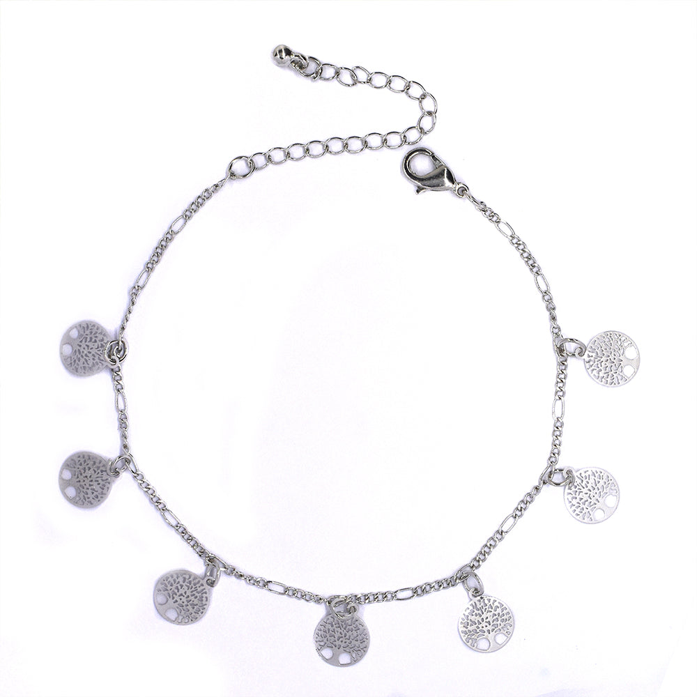 Fashion tree of life charm anklet