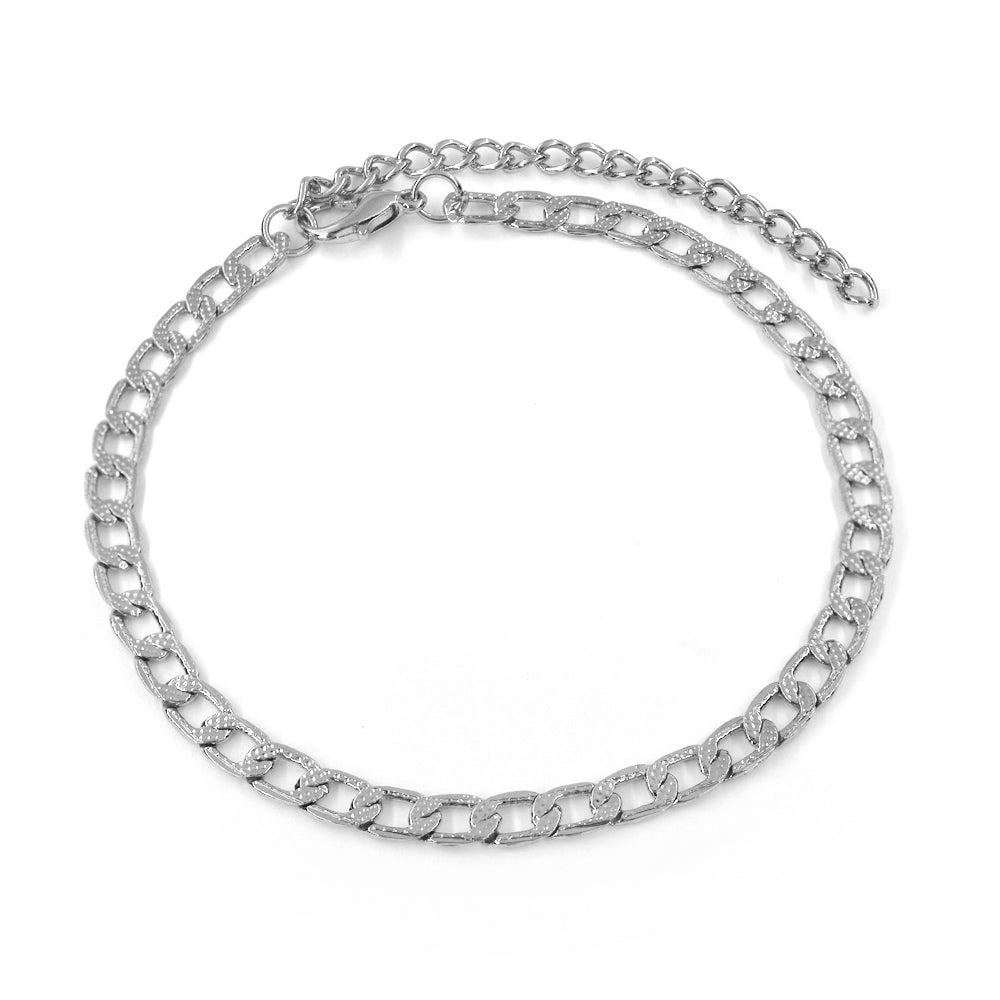 Fashion curb link anklet