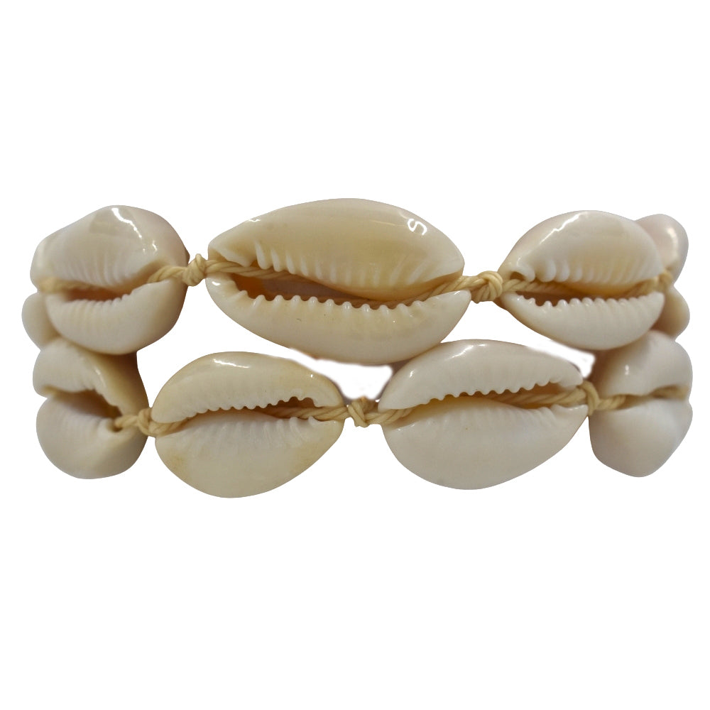 2 Pack Fashion shell cotton adjustable bracelet - YB054A