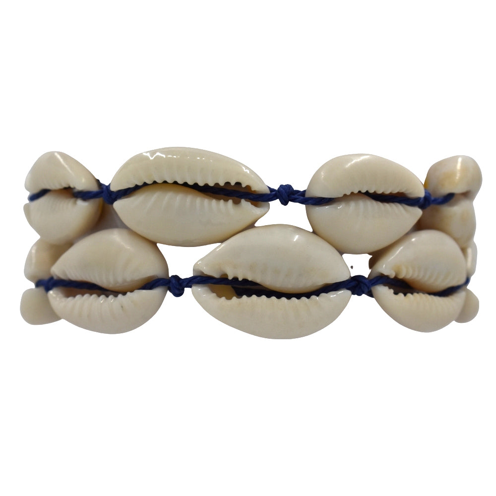 2 Pack Fashion shell cotton adjustable bracelet - YB054A