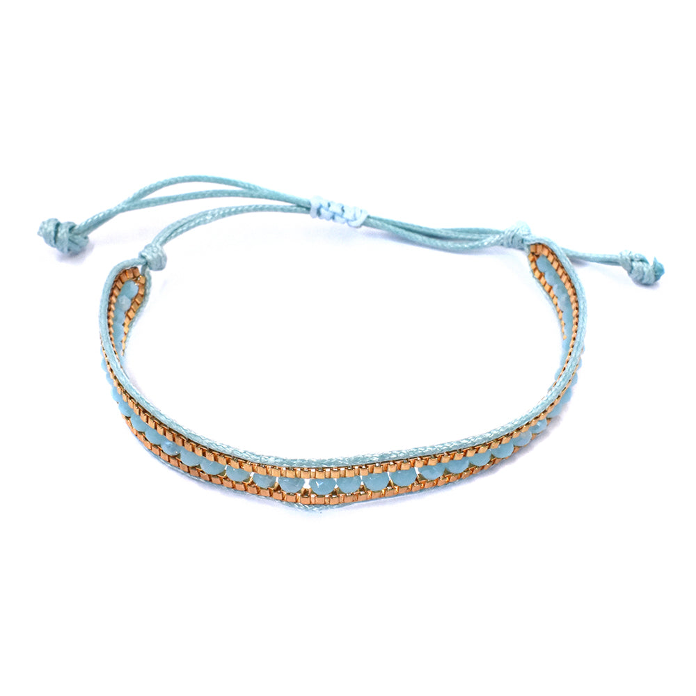 Fashion rope chain detail adjustable bracelet - YB1288