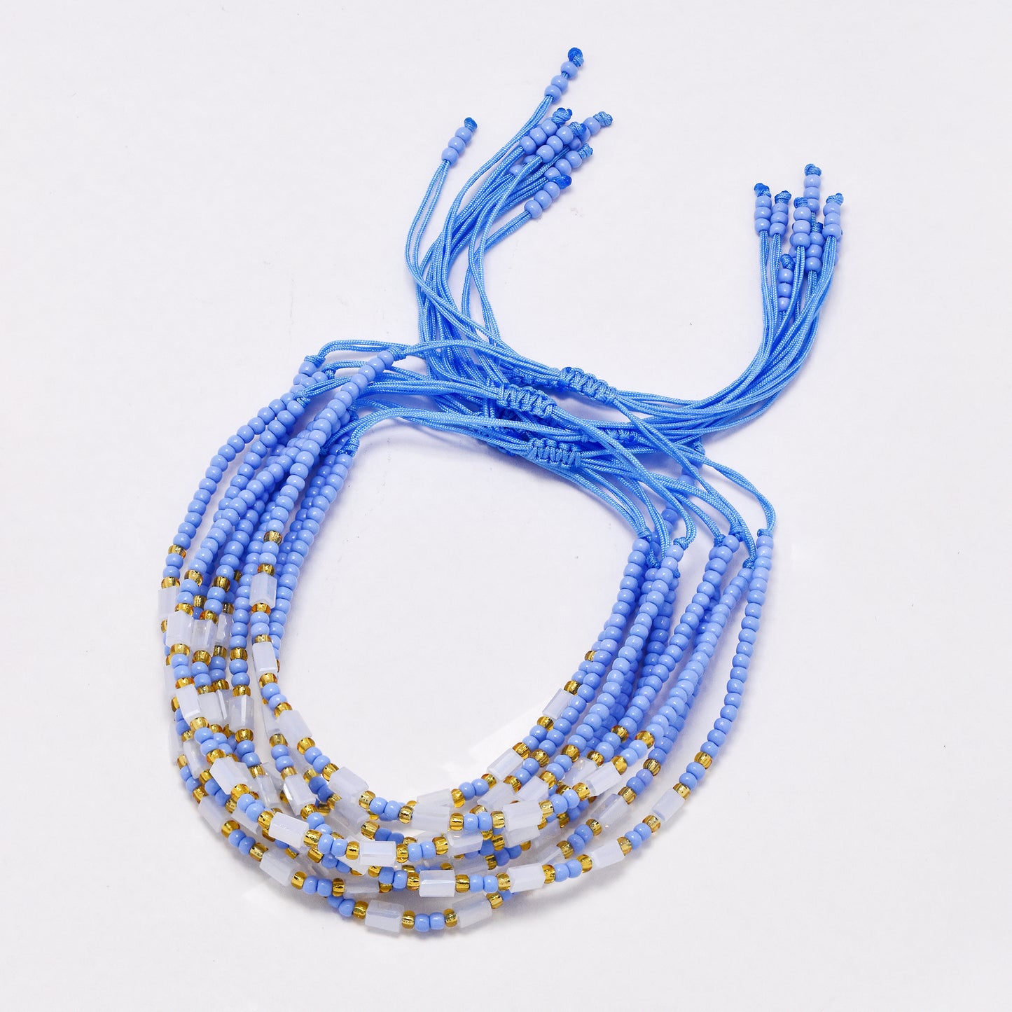 YB6677 - Fashion adjustable beaded bracelet - 10 pc / pack