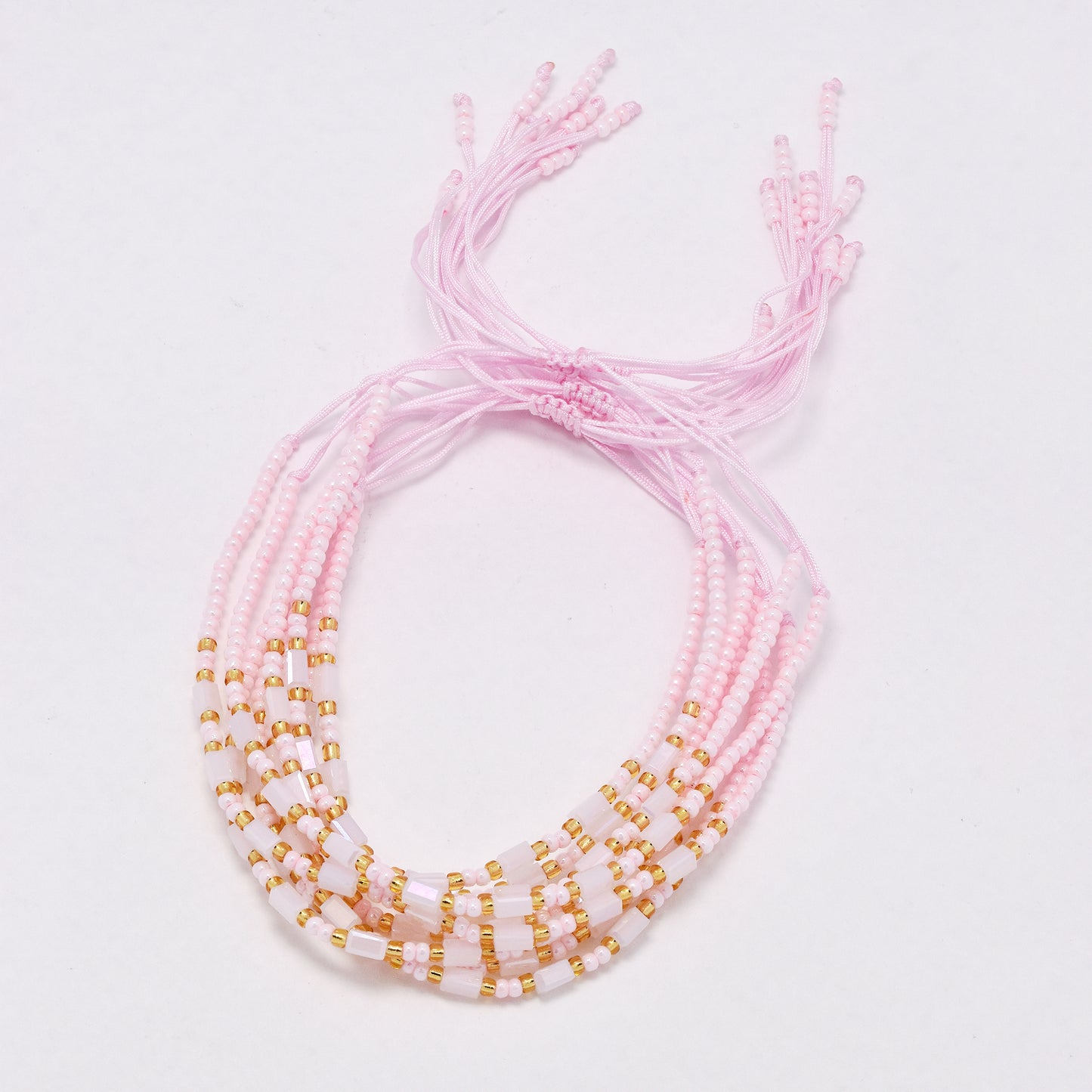 YB6677 - Fashion adjustable beaded bracelet - 10 pc / pack