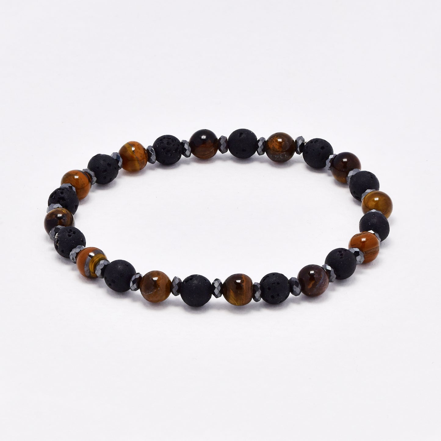 YB6680 - Volcanic rock & natural stone bracelet