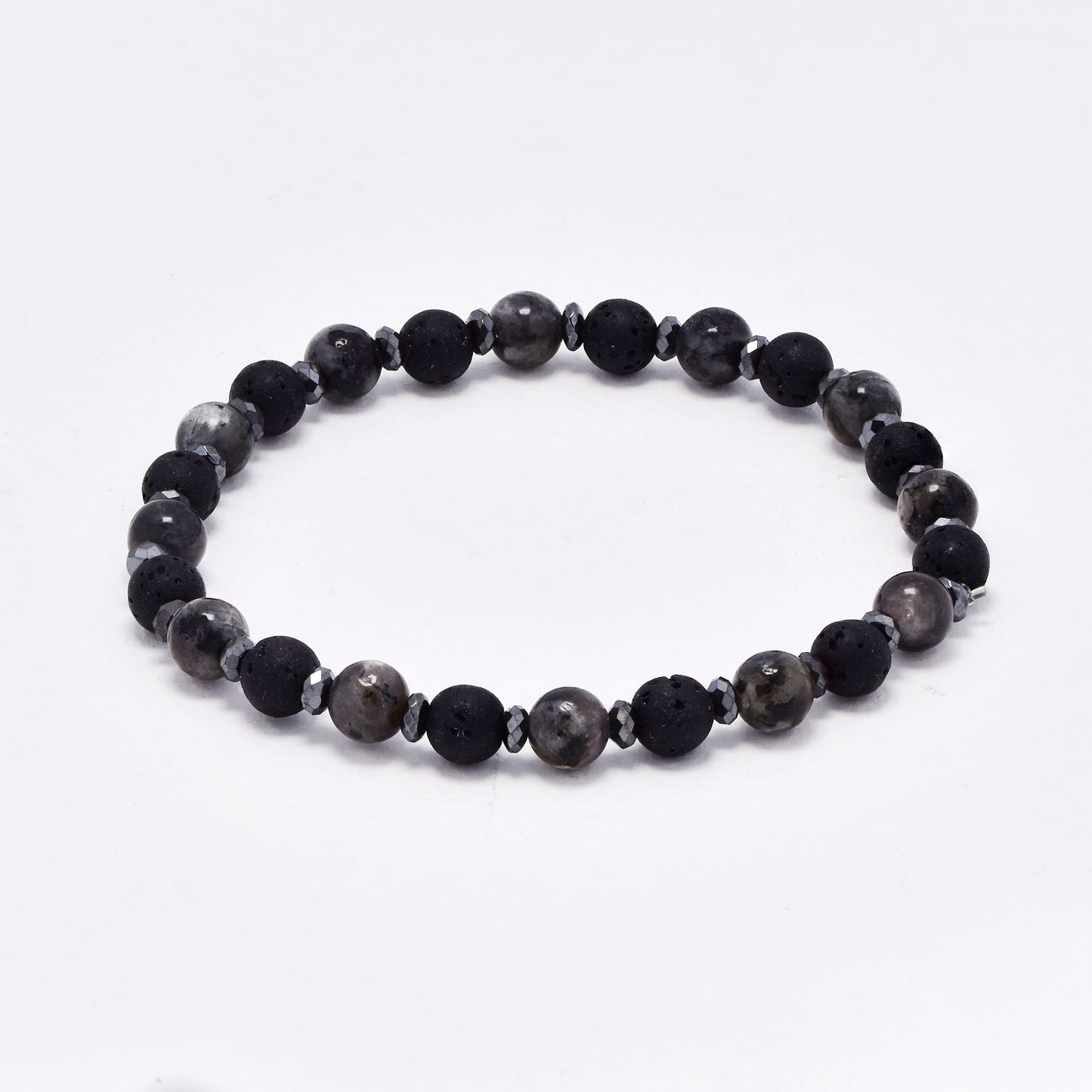 YB6680 - Volcanic rock & natural stone bracelet