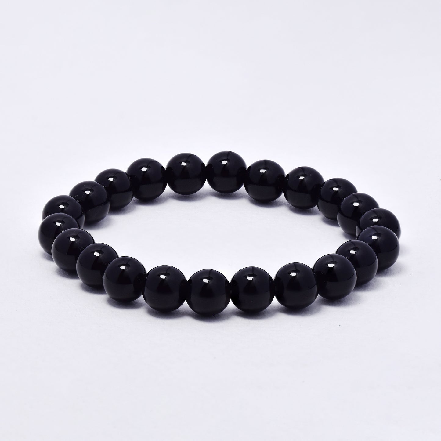 YB7081 - Natural stone 8mm bead stretch bracelet