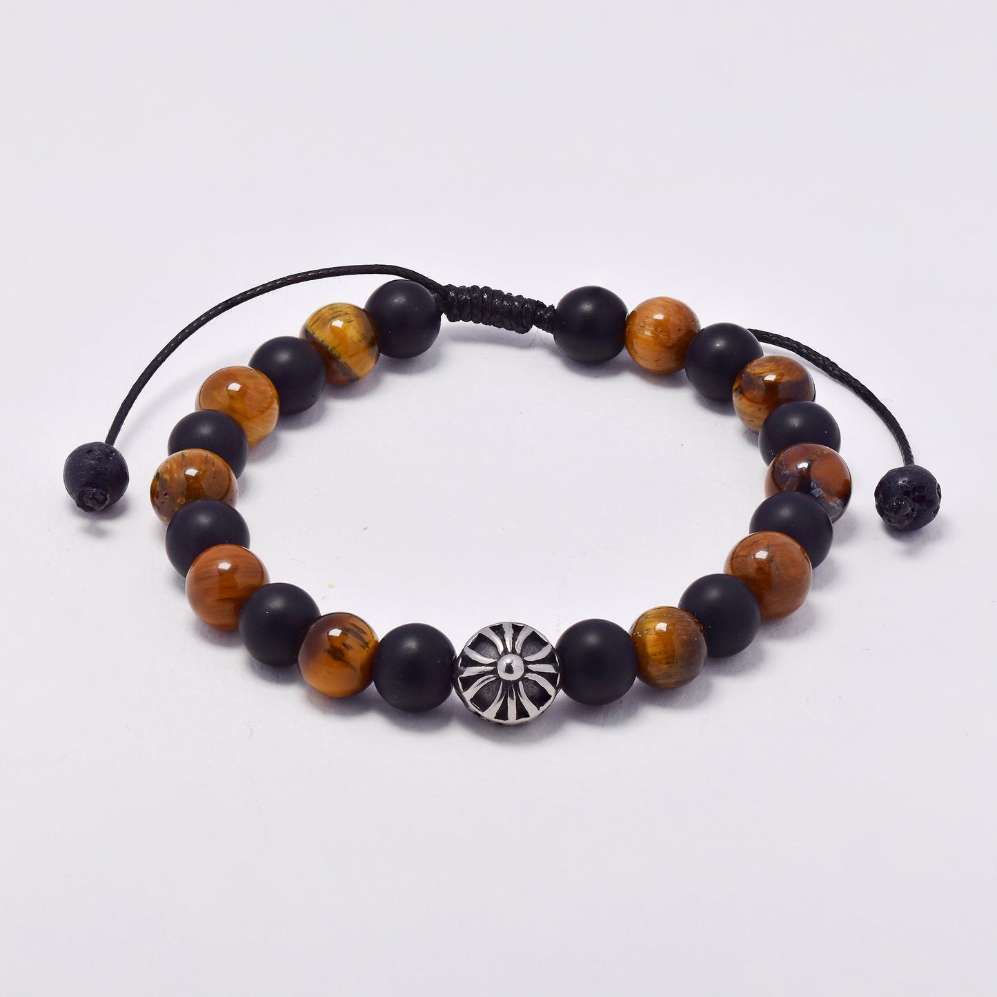 YB7755 - Natural stone adjustable bracelet