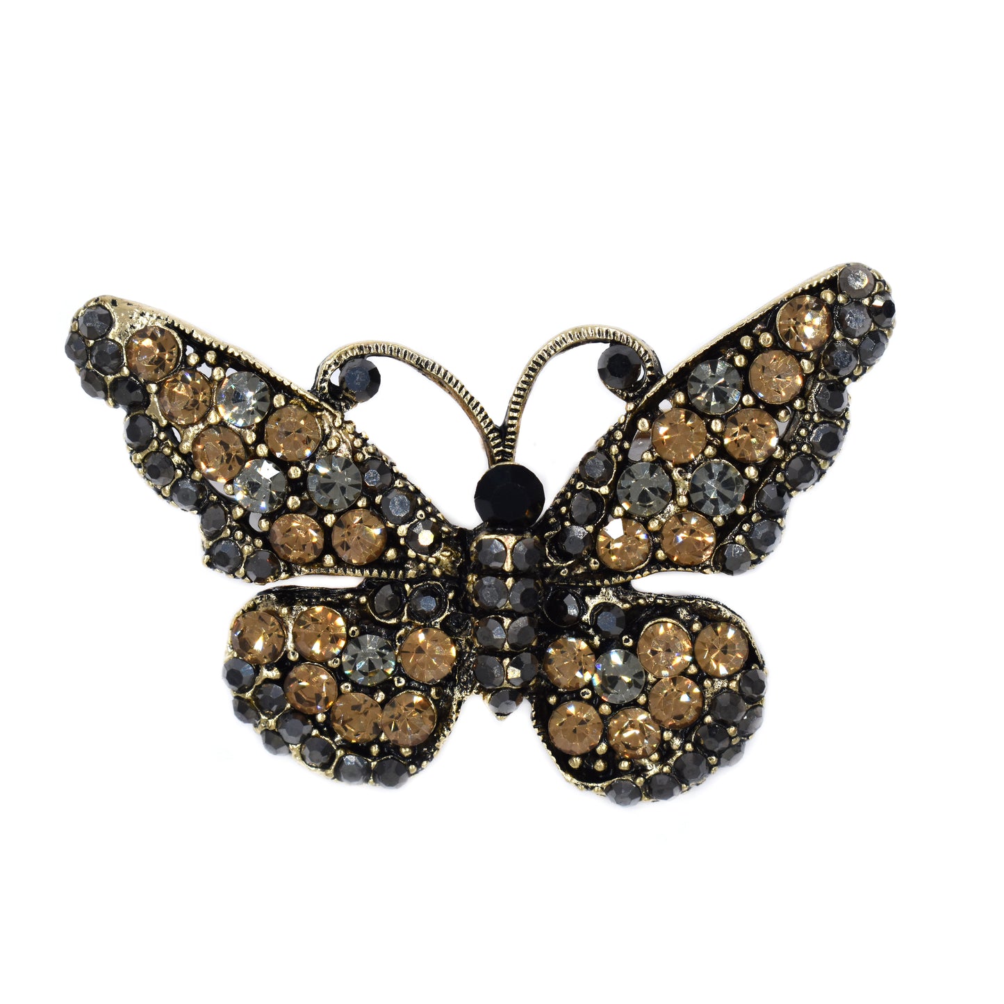 Fashion crystal butterfly brooch - YBR1454