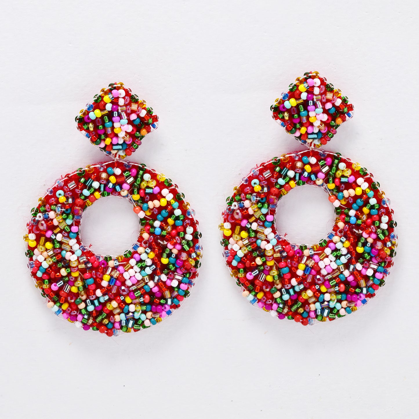 YE6173 - beaded fashion earrings