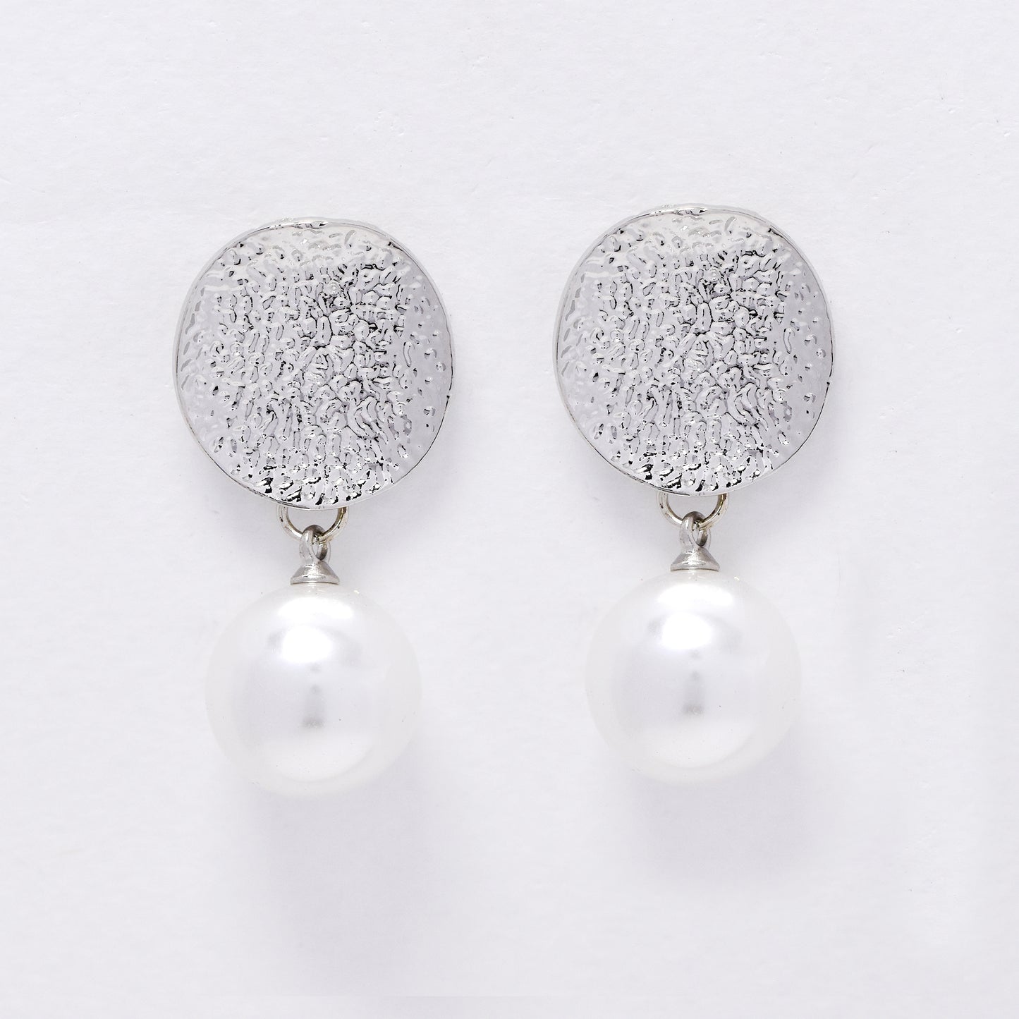 YE6259 - 41mm pearl drop earrings