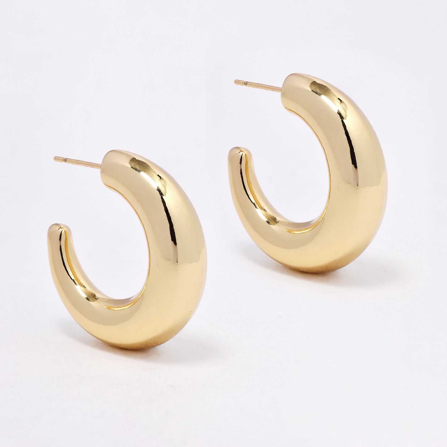 YE6721 - Fashion 29mm x 8mm hoop studs