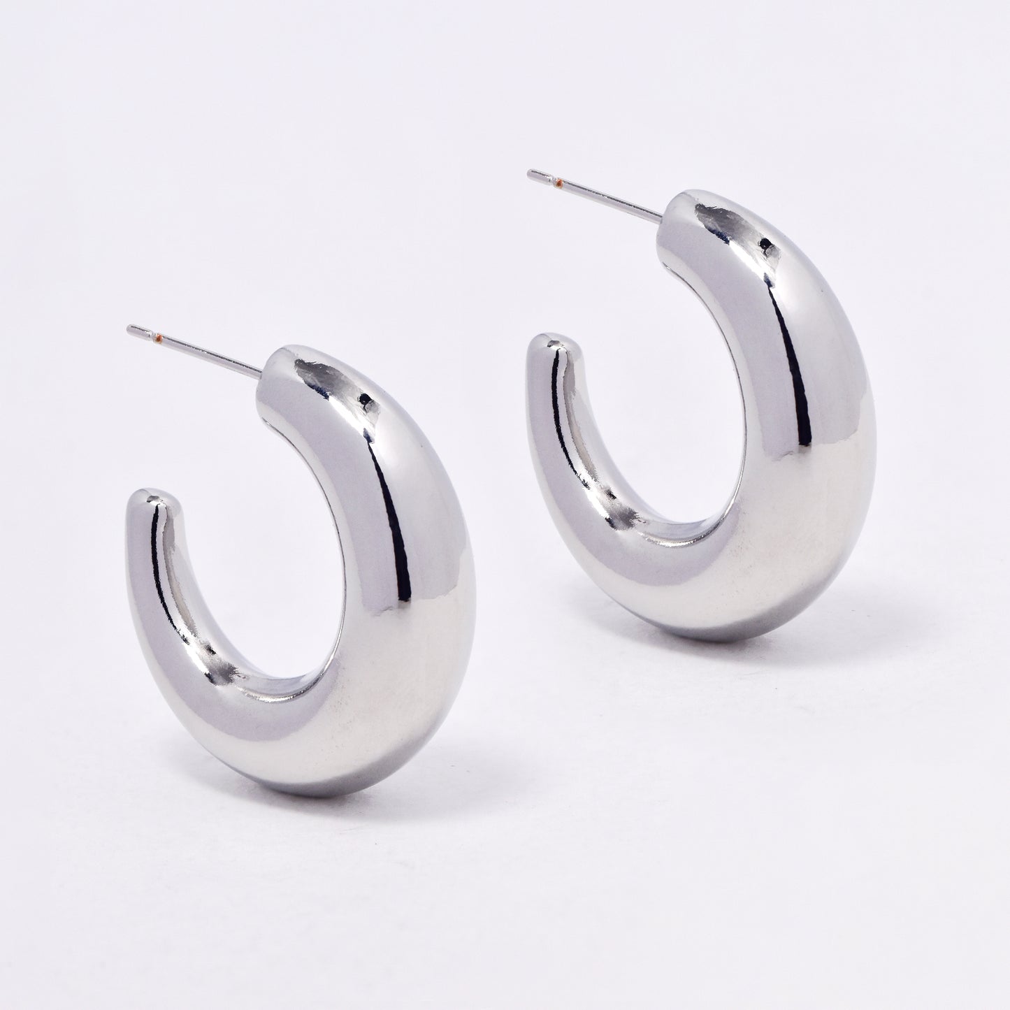 YE6721 - Fashion 29mm x 8mm hoop studs