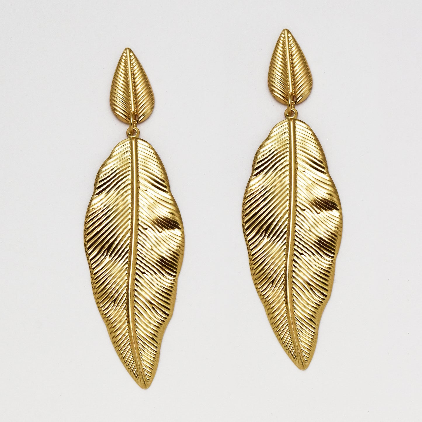 YE6778 - Fashion leaf drop stud earring