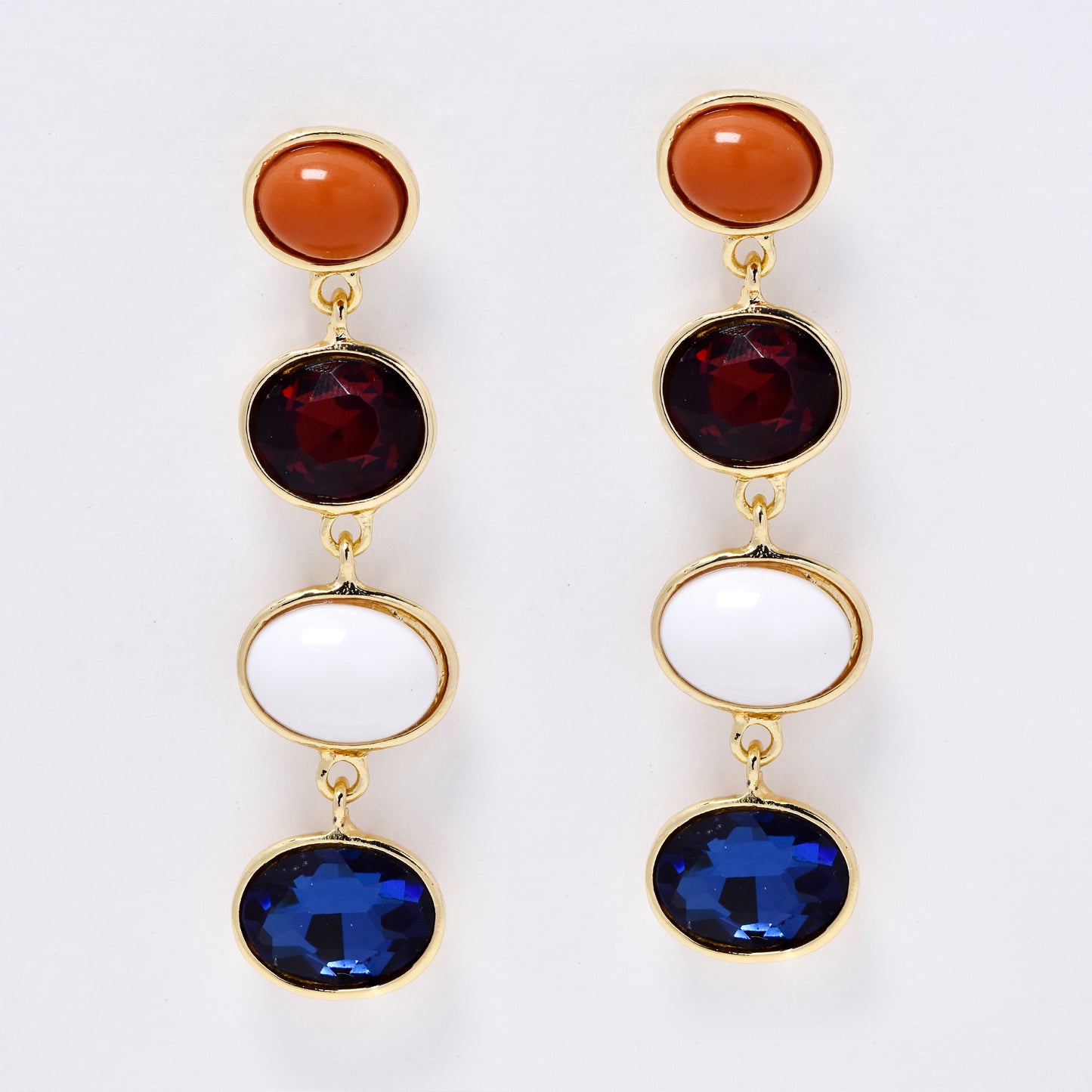 YE7660 - Crystal drop stud earring