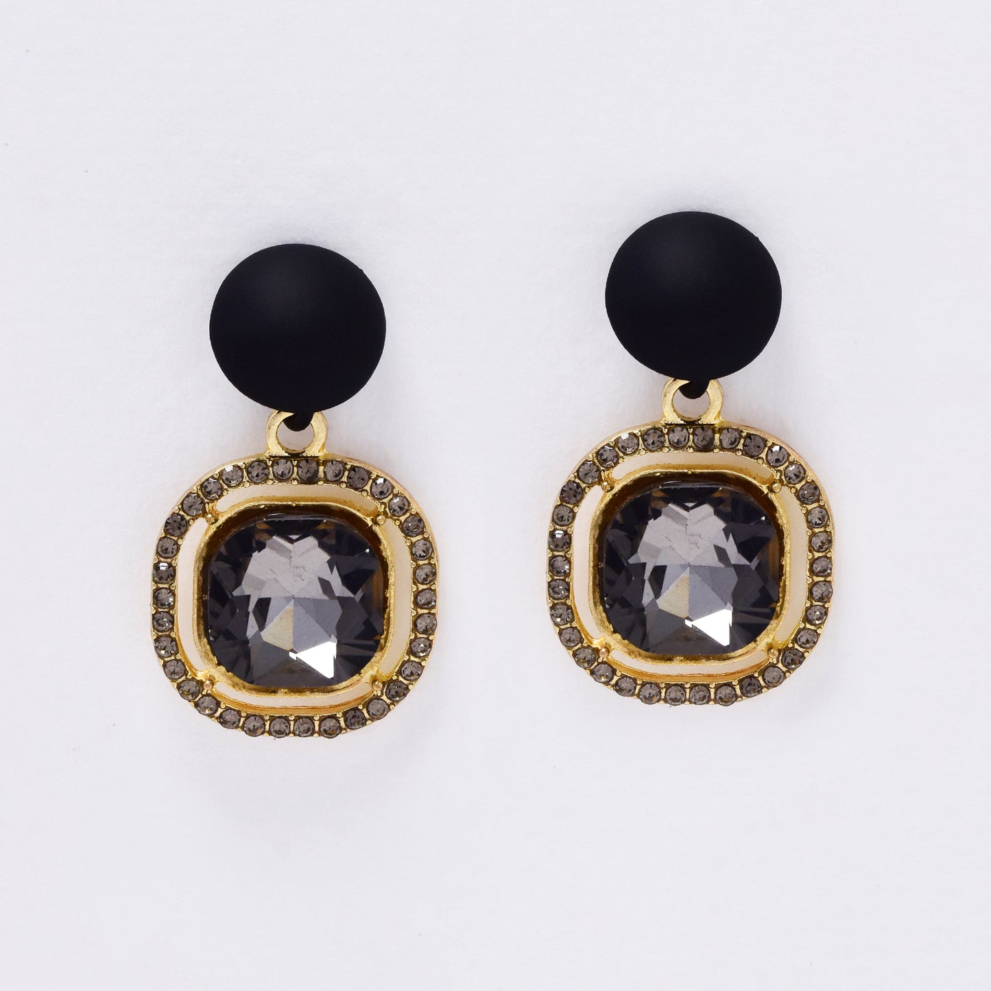 YE7671 - Crystal drop stud earring