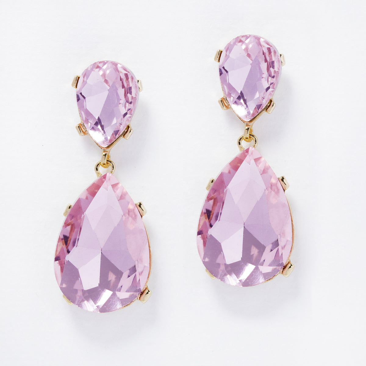 YE7812 - Crystal drop 53mm x 20mm drop earring