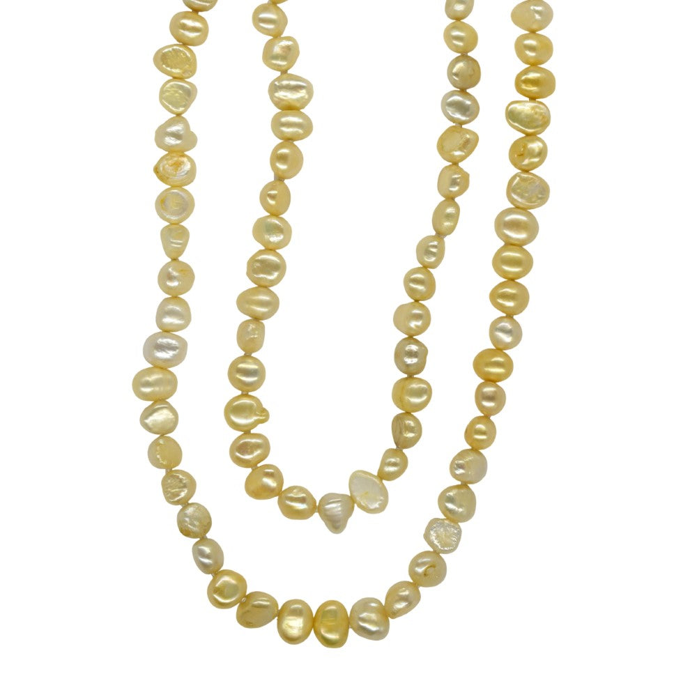 Fashion longer length colour freshwater pearl necklace - YN3761