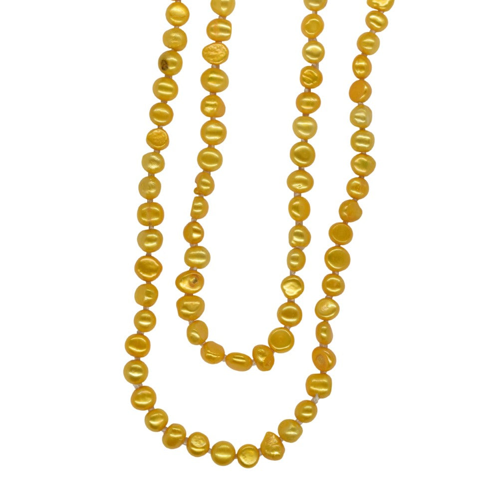 Fashion longer length colour freshwater pearl necklace - YN3761