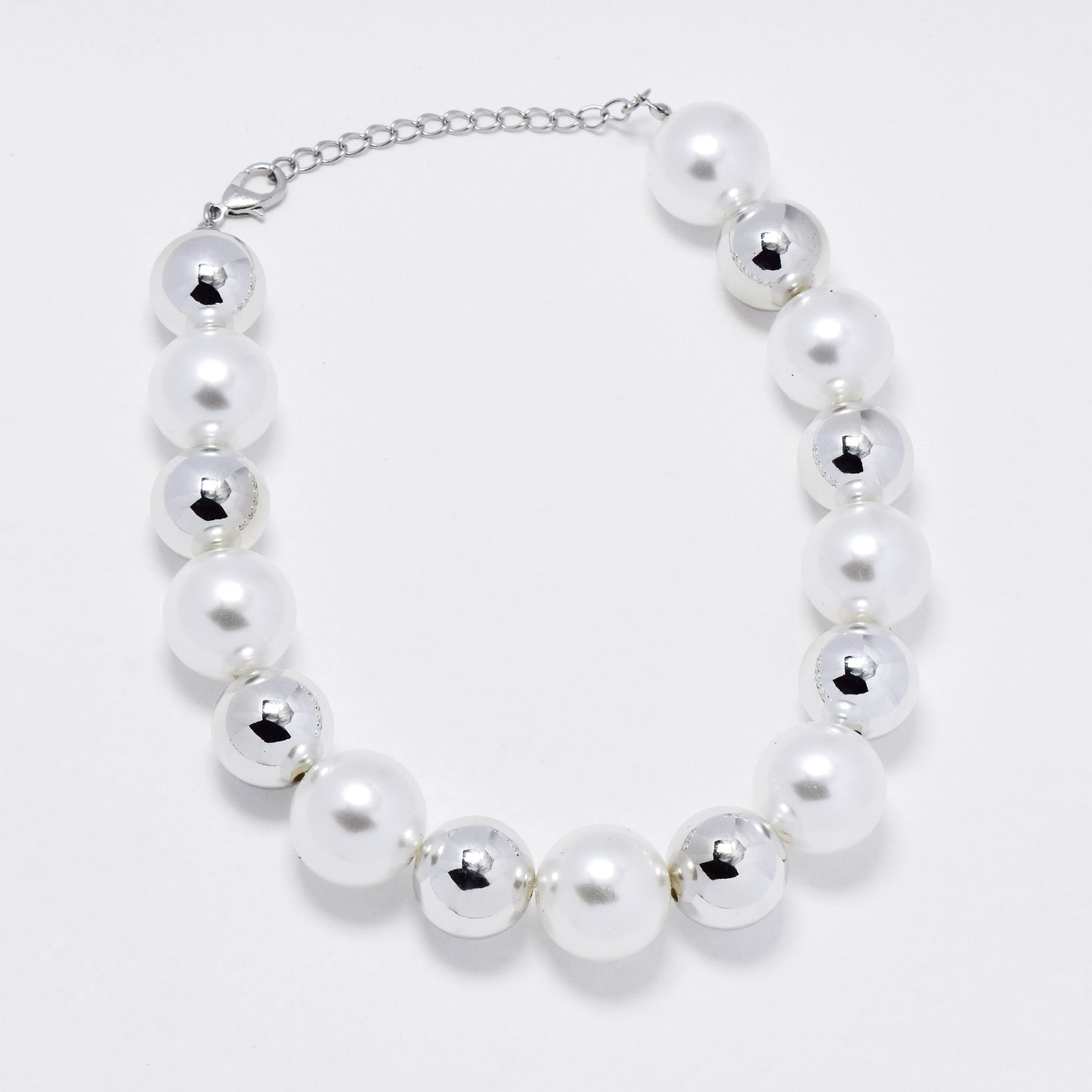 YN6312 - Fashion faux pearl stament necklace