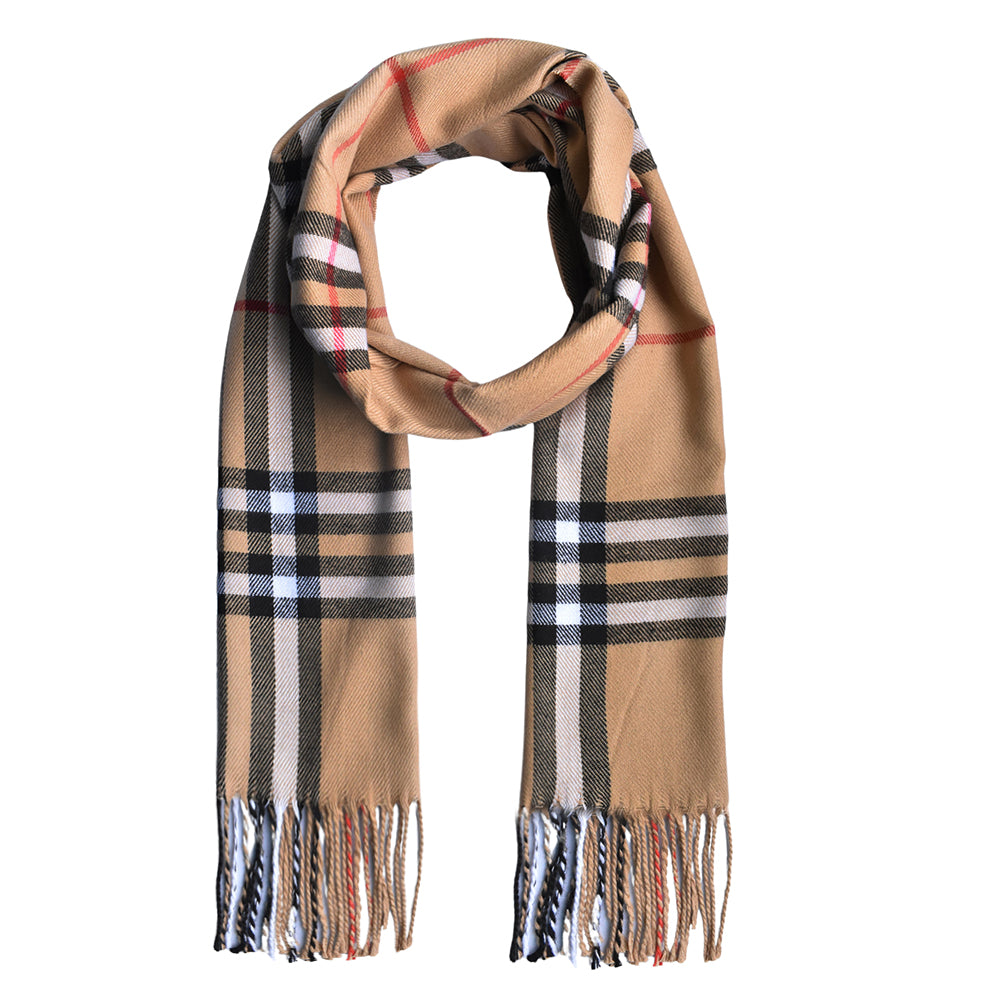 Burberry check tassel scarf - YS3122