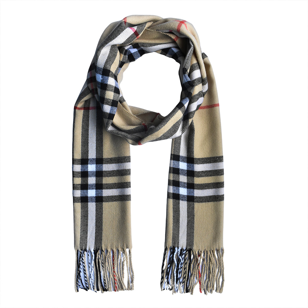 Burberry check tassel scarf - YS3122