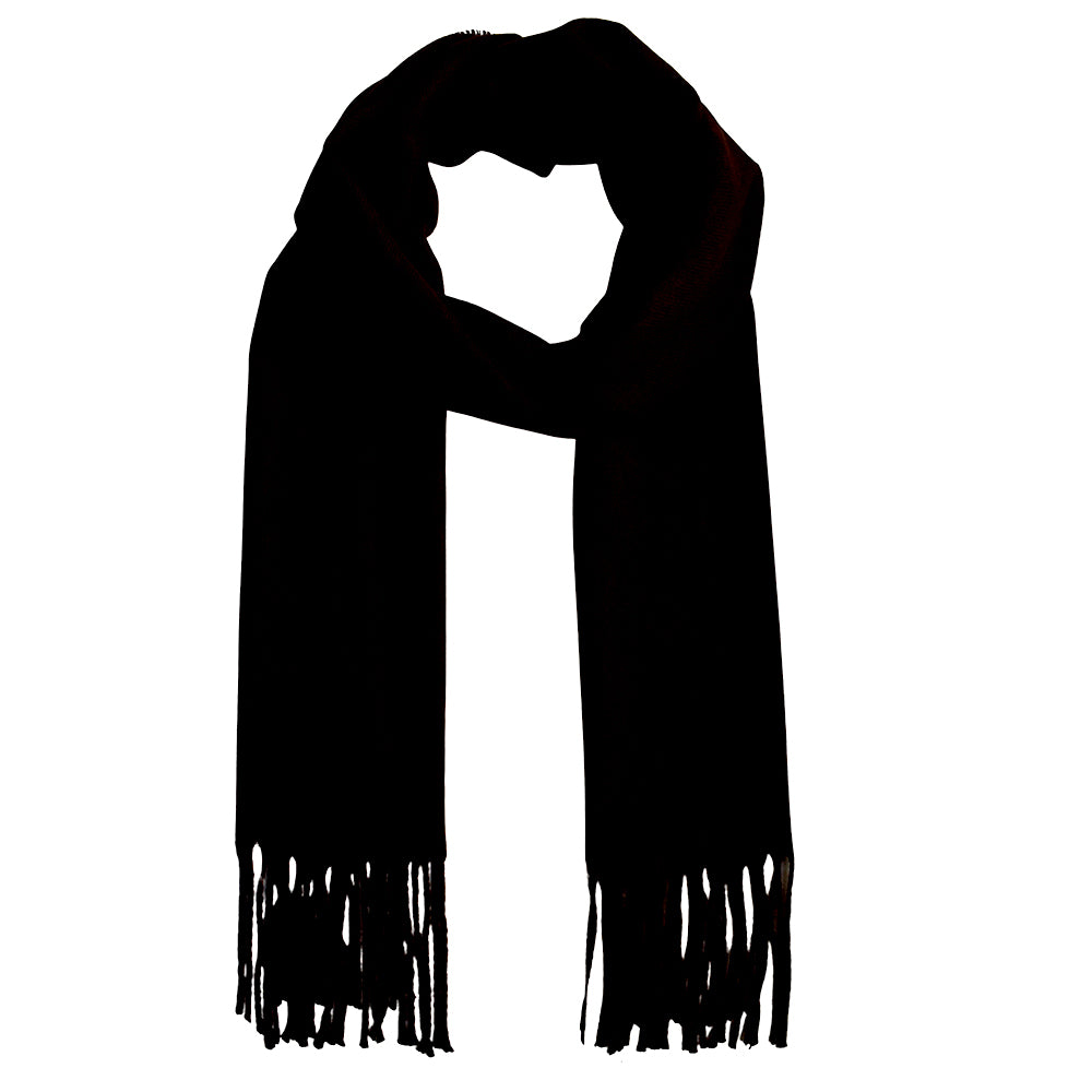 YS3232-M - Colour soft touch winter scarf - Maroon